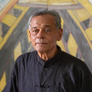 Artist Diógenes Ballester photographed by José Miguel Morales