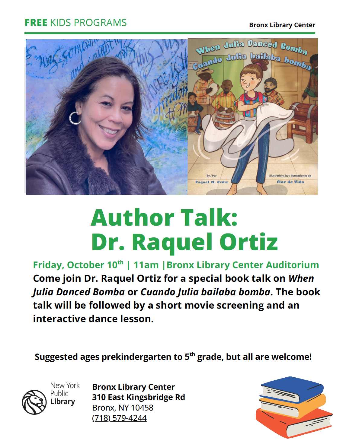 Author Talk with Dr. Raquel M. Ortiz
